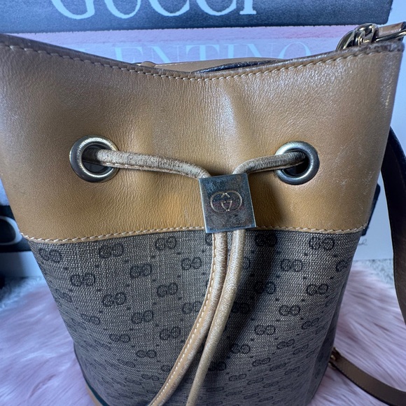 Gucci Shoulder Bag Sherry line Brown PVC - Picture 14 of 16